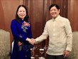 Вице-президент Во Тхи Ань Суан имела встречу с президентом Филиппин