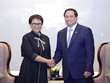 Премьер-министр принимает министра иностранных дел Индонезии