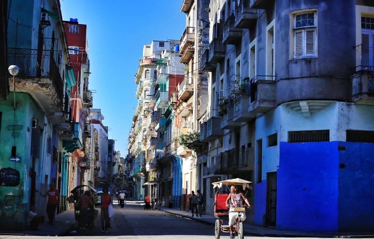 Улица в Гаване. (Фото: Нгуен Виет Тхань)