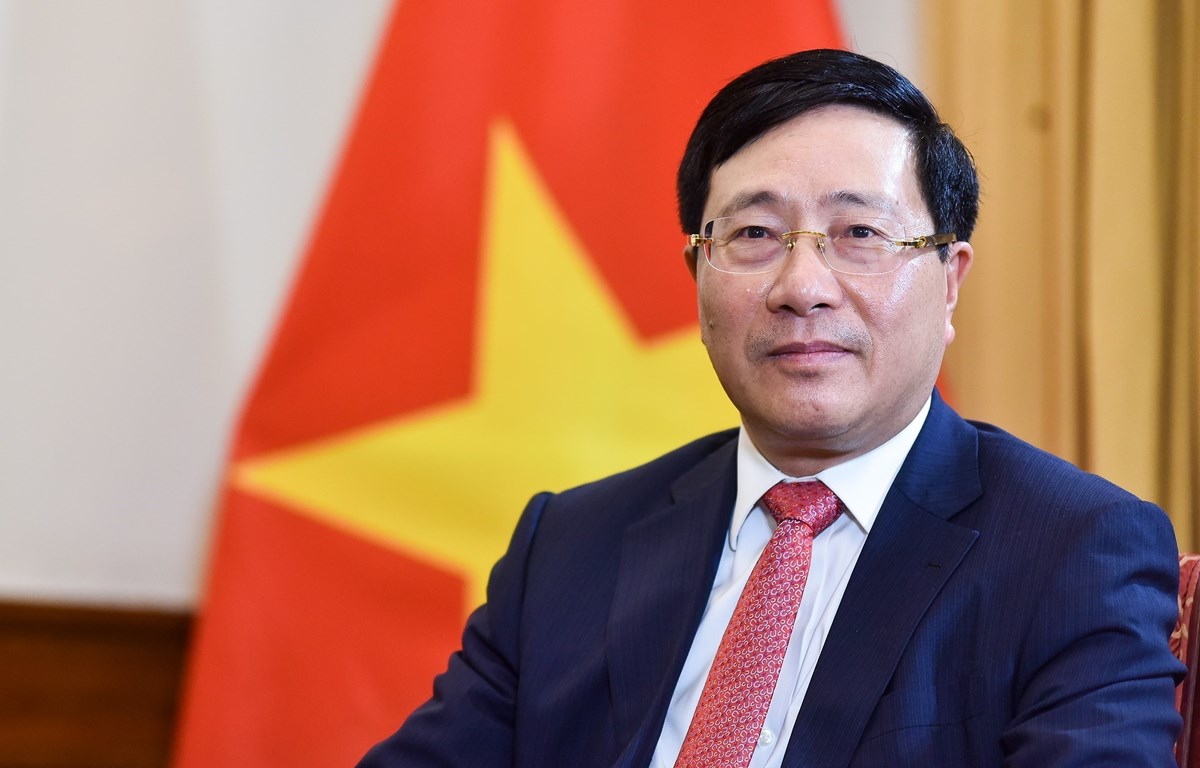 Министр иностранных дел Вьетнама Фам Бинь Минь. (Фото: ВИА)