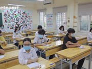 Сильный дождь в Ханое не помешал ученикам города сдать вступительные экзамены в 10-й класс