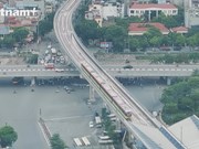 Испытательный пробег городской железной дороги Ньон-железнодорожный вокзал Ханой