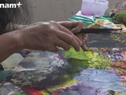 Вьетнамский художник впечатлил работами из обрезков ткани