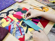Картины из лоскутов ткани и визуальные эффекты, творенные художницей Нгуен Тху Хуен