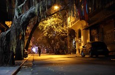 Улицы Ханоя затихают во время социального дистанцирования
