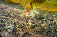 Панорамная картина о битве под Дьенбьенфу