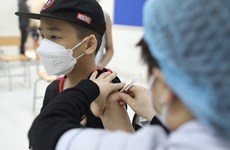 В Ханое проводится вакцинация против COVID-19 для детей в возрасте 5-11 лет