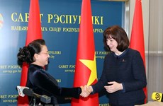 Председатель НС Нгуен Тхи Ким Нган начала визит в Беларусь