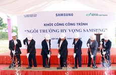 Samsung Вьетнам надеется, что школа надежды поможет нуждающимся студентам Бакжанга