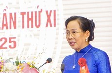 Ле Тхи Тхуи переизбрана секретарем провинциального партийного комитета Ханама