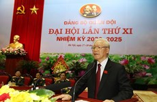 Открытие 11-го съезда всеармейской партийной организации Вьетнамской народной армии