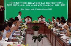 Вьетнамское информационное агентство и Киенжанг активизируют информационное сотрудничество