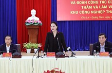 Председатель НС Нгуен Тхи Ким Нган нанесла рабочий визит в провинцию Куангнам