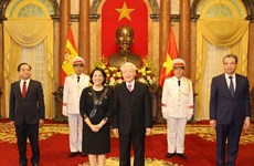 Президент Вьетнама принял верительные грамоты новых послов Испании, Ирана и Филиппин