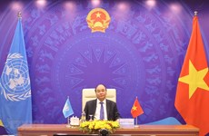 Премьер-министр Нгуен Суан Фук присутствовал и выступил с речью на открытых дебатах Совета Безопасности ООН