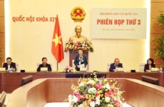 Председатель Национального собрания Вьетнама председательствует на третьем заседании Национального избирательного комитета