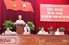 Председатель Национального собрания Нгуен Тхи Ким Нган совершила рабочий визит в город Кантхо