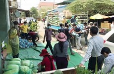 Оказана поддержка камбоджийцам вьетнамского происхождения, находящимся на карантине в Камбодже