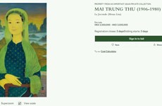 Картина покойного вьетнамского художника будет выставлена на аукцион в Гонконге
