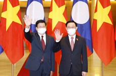 Председатель НС имел встречу с генеральным секретарем Партии, президентом Лаоса