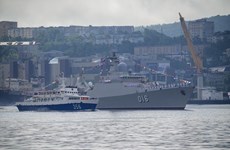 Корабли Вьетнама приняли участие в параде ко Дню ВМФ России