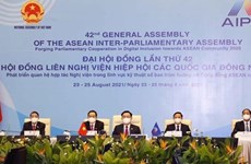 Председатель НC Выонг Динь Хюэ принимает участие в церемонии открытия Генеральной ассамблеи AIPA-42