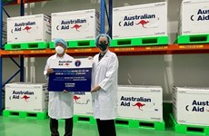 Вьетнам получил 403.000 доз вакцины против COVID-19, подаренных правительством Австралии