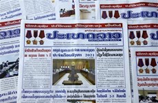 Лаосская газета приветствует достижения Вьетнама и развитие лаосско-вьетнамских отношений