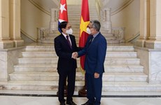 Состоялась встреча руководителей иностранных дел Вьетнама и Кубы