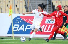 Женская сборная Вьетнама выиграла у Мальдивских Островов со крупным счетом 16:0 в отборочном раунде Кубка Азии