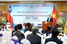 Празднование 50-летия установления дипломатических отношений между Вьетнамом и Чили