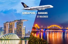Singapore Airlines возобновит коммерческие рейсы в Дананг с 27 марта