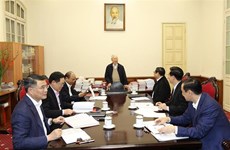 Генеральный секретарь партии Нгуен Фу Чонг председательствовал на совещании ключевых руководителей