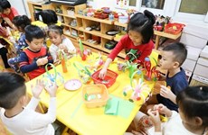 Воспитанники детского сада Ханоя вернутся в школу 13 апреля