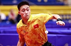 Нгуен Ань Ту выиграл серебро в региональном турнире по настольному теннису среди мужчин