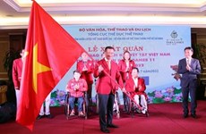 Церемония проводов вьетнамской делегации на Паралимпийские игры АСЕАН
