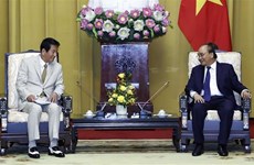 Президент Нгуен Суан Фук принял бывшего специального посла Вьетнама и Японии