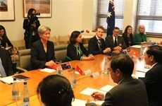 Министр иностранных дел Буй Тхань Шон посетил с официальным визитом Австралию