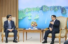 Премьер-министр Фам Минь Тьинь принял руководителя JBIC