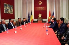 Официальный представитель Партии посетил посольство Вьетнама в Бельгии