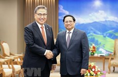 Премьер-министр Фам Минь Тьинь принимает министра иностранных дел Республики Корея