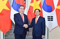 Министр иностранных дел Буй Тхань Шон провел переговоры с министром иностранных дел Кореи