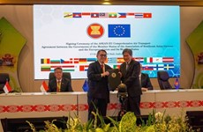 АСЕАН и ЕС подписали первое в мире межблочное соглашение о воздушном транспорте