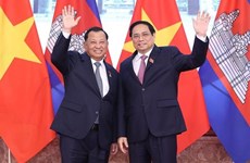 Премьер-министр Фам Минь Тьинь имел встречу с председателем Сената Камбоджи
