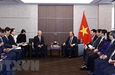 Президент государства принял крупные корейские корпорации, инвестирующие во Вьетнаме