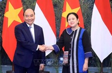 Президент Вьетнама Нгуен Суан Фук встретился с председателем Совета народных представителей и председателем Народного консультативного конгресса Индонезии
