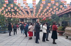 Ханой принял 332.000 посетителей во время лунного Нового года