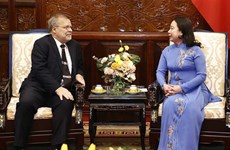 И.о. президента страны Во Тхи Ань Суан приняла уходящего посла Бразилии