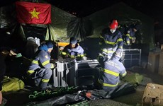 Спасательная команда Министерства общественной безопасности Вьетнама приступила к спасательной операции в Турции