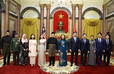 Исполняющий обязанности президента Вьетнама приняла новых послов Швейцарии, Малайзии, Камбоджи